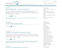 Tablet Screenshot of blog.carlsbadinn.com